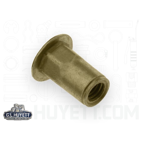 Avk Rivet Nut, M4-0.70 Thread Size, 90.53 mm Flange Dia., 11.05 mm L, Steel BTI-AHS4T-470-3.3/B